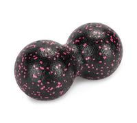 TREXO Bola de masaje muscular de 12 cm de diámetro en color rosa. La bola de masaje muscular proporciona alivio