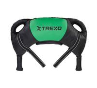 TREXO Bulgarian Exercise Bag 10 kg Entrenamiento Fuerza Fitness Resistencia Hogar y el Gimnasio Bolsa de Entrenamiento de Cuero Eco PU 73 x 40 x 19 cm Saco de Arena Entrenamiento para
