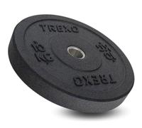 TREXO Discos Pesas Bumper Olímpicos de 10kg Discos Gym de Goma para Barra Olímpica de 50 mm de Diámetro Resistentes para Fitness para Entrenamiento de Fuerza para Crossfit para Gym en Casa TRX-BMP010