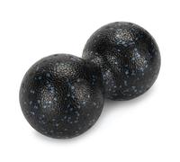 TREXO Doble bola de masaje de 12 cm de diámetro en azul para masaje muscular que proporciona alivio