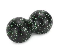 TREXO Doble bola de masaje muscular verde lima de 12 cm de diámetro que ofrece relajación