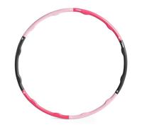 TREXO Hula Hoop - Aro de Masaje en Color Rosa con un diámetro de 100 cm, Fabricado en Espuma y PVC, Ligero y Duradero, Masaje Hula Hoop Fitness