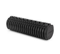 TREXO Rodillo de masaje profesional con puntos gatillo de 45 x 15 cm en color negro de espuma EPP de alta dureza con lenguas, ideal para masaje muscular intenso y eficaz
