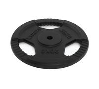 TREXO TRX-ICP001 - Disco de pesas de hierro fundido de 20 kg, universal, duradero, con asas ergonómicas, compatible con mancuernas y asas para entrenamiento de fuerza y función
