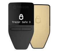 Trezor Safe 3 - Cartera de Hardware Criptográfico Protegida con Elemento Seguro - Compre, Almacene y Administre Activos Digitales de Forma Sencilla y Segura (Solar Gold)