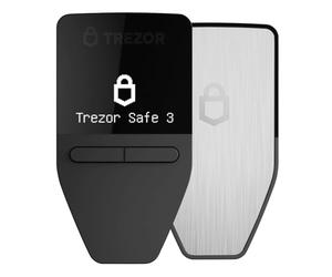 Trezor Safe 3 - Cartera de Hardware Criptográfico Protegida con Elemento Seguro - Compre, Almacene y Administre Activos Digitales de Forma Sencilla y Segura (Stellar Silver)