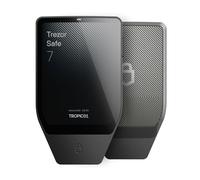 Trezor Safe 7 - Cartera de hardware criptográfico con Bluetooth, pantalla táctil a color, elemento seguro transparente, lista para cuántica (negro carbón)