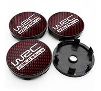 TRFAN 4 Piezas Tapas Centrales Llantas para WRC 56+60mm Cubo Central Impermeable y a Prueba de Polvo Accesorios,H-60MM