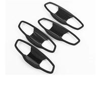 TRFBD Cubierta Decorativa Cubierta Cromada De Fibra Carbono para Manija Puerta Lateral Coche, Pegatina Embellecedora Cuenco, Accesorios Estilo para Asiento para Ateca 2016-2020(Bowl)