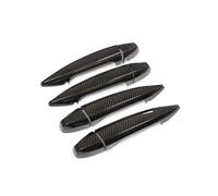 TRFBD Modificación Estilo Coche Textura Fibra Carbono Cubierta Manija Puerta Exterior Embellecedor Protector Para X1 F48 X5 X6 F15 F16 2016 2017(Carbon texture)