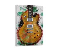 TRFJHDTRE Póster decorativo de guitarra eléctrica de Gary Moore, lienzo decorativo para pared e imagen artística moderna para decoración de dormitorio familiar, 60 x 90 cm