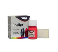 TRG The One - Tinte para Calzado y Complementos de Piel | Tintura para zapatos de Piel, Lona y Piel Sintética con Esponja aplicadora | Easy dye #803 Rojo Flourescente, 25ml