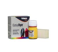 TRG The One - Tinte para Calzado y Complementos de Piel | Tintura para zapatos de Piel, Lona y Piel Sintética con Esponja aplicadora | Easy dye #107 Amarillo, 25ml