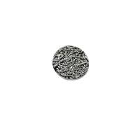 TRgqify-KM 10 unids/Lote Botones Redondos de Metal Dorados, Plateados y Negros for Abrigos, Chaquetas Vintage, Botones Grandes cosidos a Mano for Ropa(Silver,23mm-10pcs)