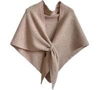 TRgqify-KM Bufanda Triangular for Mujer, Elegante, de Color Liso, Multifuncional, Estilo Retro, for protección del Cuello en Actividades al Aire Libre, Ideal for el Tiempo Libre.(Khaki)