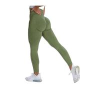 TRgqify-KM High Waist Yoga Leggings for Women Tummy Control Workout Compression Pants Moisture-Wicking Stretchy Gym Running Activewear Seamless Squat-Proof High-Rise Leggings(01_L 3PCS)