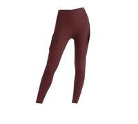 TRgqify-KM High Waist Yoga Leggings for Women Tummy Control Workout Compression Pants Moisture-Wicking Stretchy Gym Running Activewear Seamless Squat-Proof High-Rise Leggings(Red_S 3PCS)