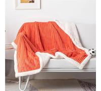 TRgqify-KM Manta Polar de Franela Sherpa Buenas Noches, Suave y Ligera, for Cama, acogedora y esponjosa, for Invierno.(Red,70x100cm)