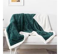 TRgqify-KM Manta Polar de Franela Sherpa Buenas Noches, Suave y Ligera, for Cama, acogedora y esponjosa, for Invierno.(Pink1,100X150cm)