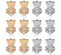 TRHDFW 6 pares de levantadores de pendientes, soportes para aretes pesados, levantadores de aretes, respaldos para aretes pesados, levantadores de aretes con caja de almacenamiento