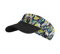 TRHEEE Gorra vacía para mujer y hombre, secado rápido, gorra deportiva para correr, protección solar, transpirable, parte superior vacía, plegable, viseras de protección para mujer y hombre, Carrera