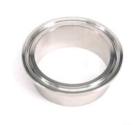 Tri abrazadera tipo virola para tubo sanitario SUS 304 de acero inoxidable de 19102 mm, adecuado para procesamiento de alimentos y bebidas (32 mm)
