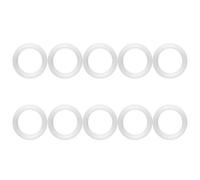 Tri Clamp 1.5 Tri Clamp Junta Silicona 10 Unids Set 1.5 Abrazadera Sanitaria Virola Junta de Sellado de Arandela de Anillo