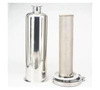 Tri Clamp 3.8 cm 5.1 cm 6.3 cm Fit Tube OD 19/25/32/38/51/63mm PipeSUS 304/316 en línea filtro colador de cerveza 100Mesh (acero inoxidable 316L, 63 mm)