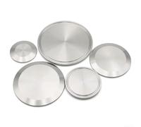 Tri Clamp 304 tapa de extremo sanitario de acero inoxidable para sistema de tuberías industriales de 38 mm a 219 mm de diámetro, garantiza un sellado seguro para transferencia de líquidos y gas (133