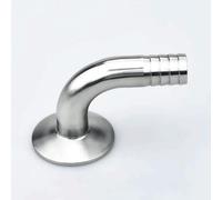 Tri Clamp Manguera Barb SS304 Sanitaria Conexión De Tubería Tri-Clamp Virola Codo 90 Grados, For Fabricantes Maquinaria Accesorios Abrazaderas Tris Acero Inoxidable(102mm x ferrule119)