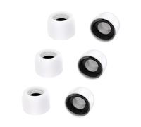 TRI Clarion - Almohadillas de repuesto para AirPods Pro, almohadillas de silicona para auriculares de absorción de ruido, malla de acero a prueba de polvo, adecuada para la funda de carga (3 pares