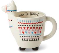 Tri-coastal Design - Taza de té/café con Tema de Animales Divertidos: Taza de Regalo de cerámica Hermosa (Llama)
