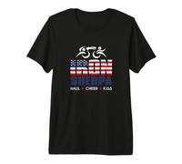 Tri Sherpa Triatleta Triatlón Apoyo Haul Cheer Kiss Camiseta Premium