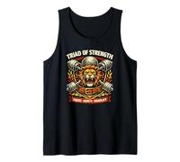 Triad Strength Powerlifting Squat Benchpress Peso Muerto Camiseta sin Mangas