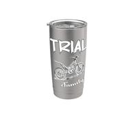 TRIAL FAMILY Nuestra Familia Deporte Motocicleta Motorsport Pilotos Vaso térmico de acero inoxidable de doble pared