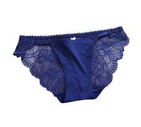 Triangel Unterwäsche Damen Panty - Unterhosen Damen Spitze String Tanga Nahtlos Hipsters Slips Brasil bequem Seamless Panties Skiny atmungsaktiv Höschen Dünn Thong Einfarbig Slip Schlüpfer