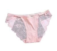 Triangel Unterwäsche Damen Panty - Unterhosen Damen Spitze String Tanga Nahtlos Hipsters Slips Brasil bequem Seamless Panties Skiny atmungsaktiv Höschen Dünn Thong Einfarbig Slip Schlüpfer