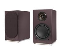 Triangle - Altavoces Activos AIO Twin - Altavoces de Estantería Wi-Fi & Bluetooth con Amplificador 2x50W - Audio HD - Entradas Phono/Plato + TV Óptica - 165 x 304 x 235 mm - Berenjena (Par)