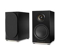 Triangle - Altavoces Activos AIO Twin - Altavoces de Estantería Wi-Fi & Bluetooth con Amplificador 2x50W - Audio HD - Entradas Phono/Plato + TV Óptica - 165 x 304 x 235 mm - Negro (Par)