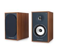 Triangle - Altavoces Activos BOREA BR02 Connect - Altavoces de Estantería Bluetooth con Amplificador 2X 50W - Audio HD - Entradas Phono/Plato TV ARC & USB - 176 x 310 x 274 mm - Azul (Par)