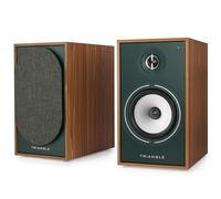 Triangle - Altavoces Activos BOREA BR03 Connect - Altavoces de Estantería Bluetooth con Amplificador 2X 60W - Audio HD - Entradas Phono/Plato TV ARC & USB - 206 x 360 x 314 mm - Verde (Par)