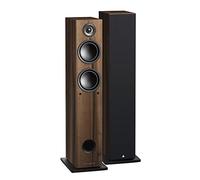 Triangle - Altavoces Activos LN05A - Altavoces Columna Bluetooth con Amplificador de 2 x 80W - Audio HD - Entradas Phono/Plato óptico y Salida para subwoofer - 165 x 921 x 263 mm - Castaño (Par)
