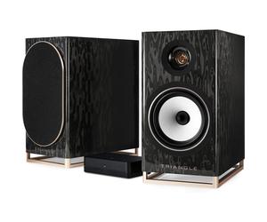 Triangle Capella estrella negra (lote de 2) - Altavoz inteligente inalámbrico, Spotify, Roon Ready, Deezer, Apple Music, Tidal, Qobuz