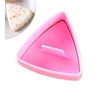 Triangle Rice Mold - Durable Sushi Shaper, Compact Onigiri Maker | Non Sticky With Handle, Long Lasting Lightweight Design for Homemade Kitchen Cooking Meals