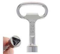 Triangle Socket Spanner Key - Llave eléctrica Herramientas de plomería clave | Herramientas de mano de llave de aleación, llave de válvula de agua, llave de utilidad para radiadores, cajas de medidor