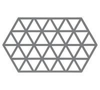 Triangles Oblong Trivet, Cool Grey