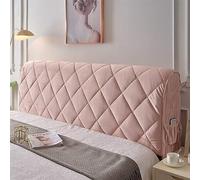 Triangular Almohada de Lectura Cama, Cabecera Tapizado Lumbar Cervical, Cojines de Cuña Espalda Antireflujo Adulto Larga para Dormir, Cuerpo Completo Alta con Pana Funda(220cm,Pink 1)