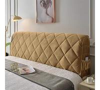 Triangular Almohada de Lectura Cama, Cabecera Tapizado Lumbar Cervical, Cojines de Cuña Espalda Antireflujo Adulto Larga para Dormir, Cuerpo Completo Alta con Pana Funda(200cm,Brown)