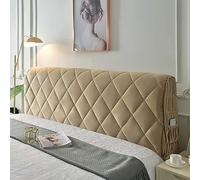 Triangular Almohada de Lectura Cama, Cabecera Tapizado Lumbar Cervical, Cojines de Cuña Espalda Antireflujo Adulto Larga para Dormir, Cuerpo Completo Alta con Pana Funda(160cm,Khaki)