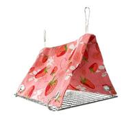 Triangular Bird Swing, Breathable Parrot Nest Mat, Soft with Durable Fabric, Conure Bed Accessory for Finch Cockatoo Use, Bird Bed with Comfortable Style, Pet Tool for African Cockatiel Pigeon